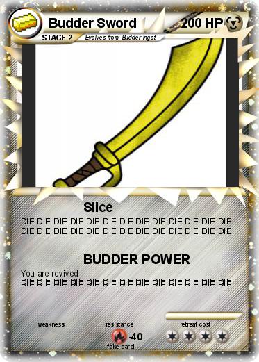 Pokemon Budder Sword