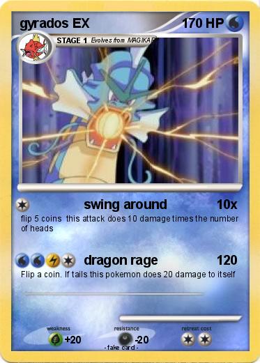 Pokemon gyrados EX
