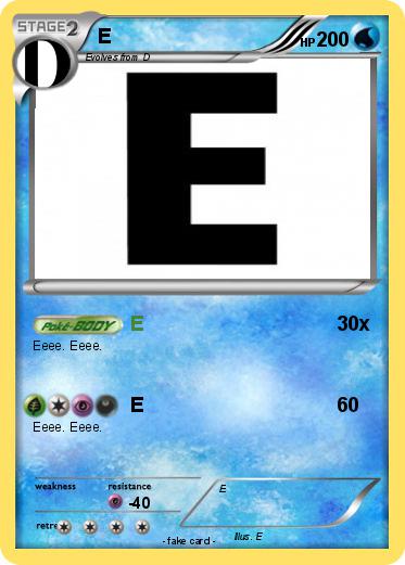 Pokemon E