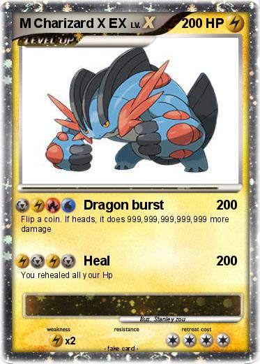 Pokemon M Charizard X EX