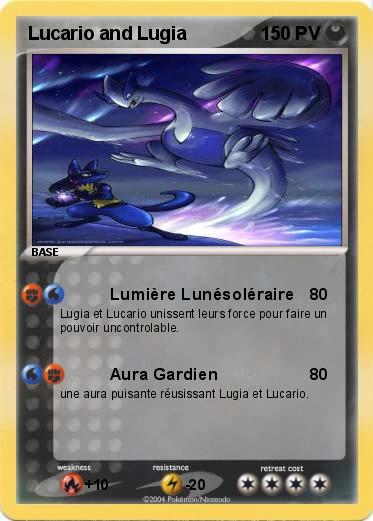 Pokemon Lucario and Lugia