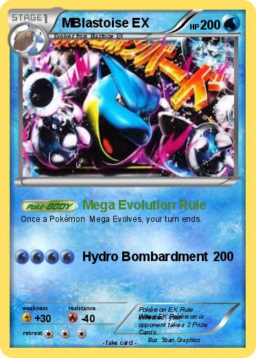 Pokemon MBlastoise EX