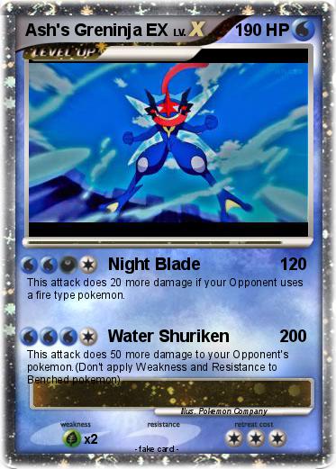 Pokemon Ash's Greninja EX