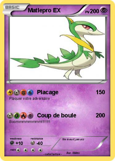 Pokemon Matlepro EX