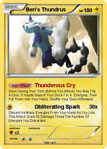 Pokemon Ben's Thundrus