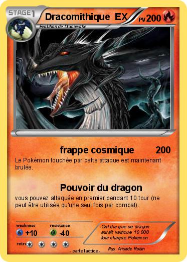 Pokemon Dracomithique  EX