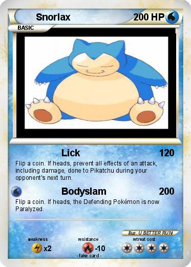 Pokemon Snorlax