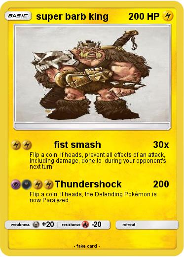 Pokemon super barb king