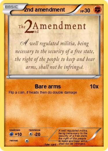 Pokemon 2nd amendment