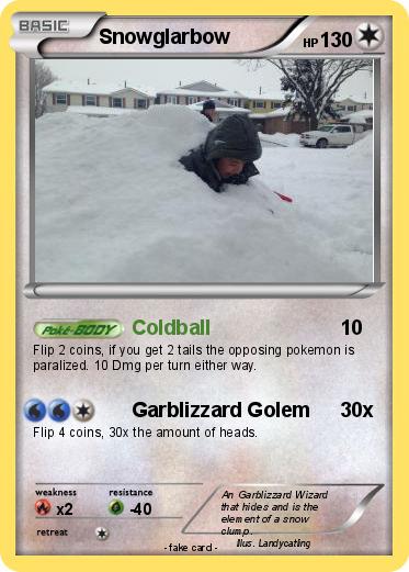 Pokemon Snowglarbow