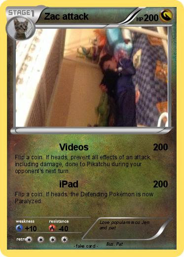 Pokemon Zac attack