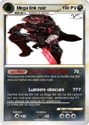 Pokemon Mega link noir