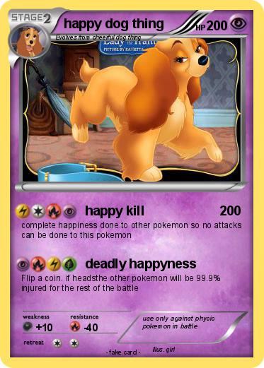 Pokemon happy dog thing