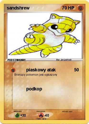 Pokemon sandshrew