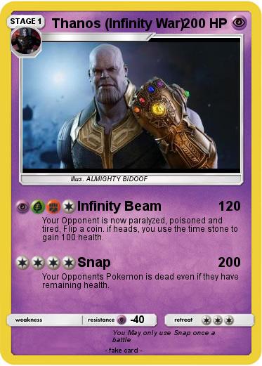 Pokemon Thanos (Infinity War)