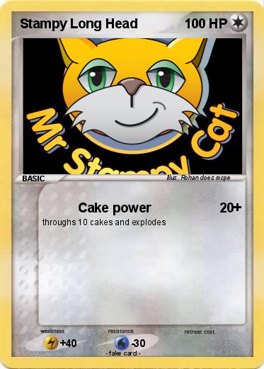 Pokemon Stampy Long Head