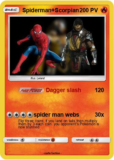 Pokemon Spiderman+Scorpian