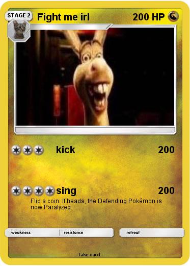 Pokemon Fight me irl