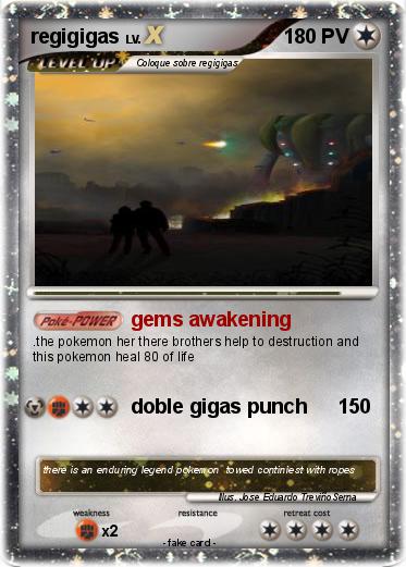Pokemon regigigas