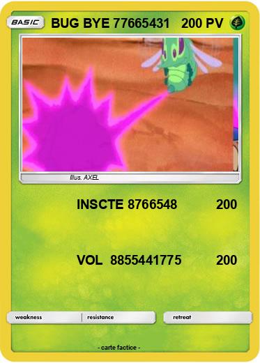 Pokemon BUG BYE 77665431