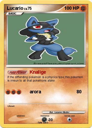 Pokemon Lucario