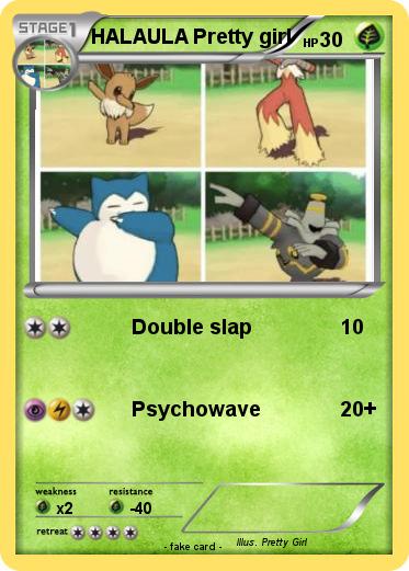 Pokemon HALAULA Pretty girl