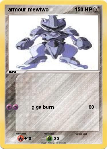 Pokemon armour mewtwo