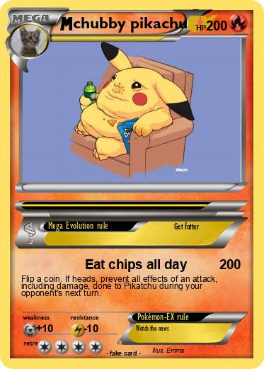 Pokemon chubby pikachu