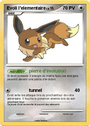 Pokemon Evoli l'elementaire