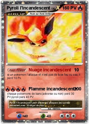 Pokemon Pyroli l'incandescent