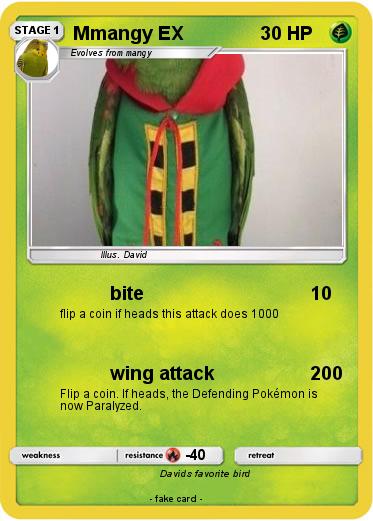 Pokemon Mmangy EX