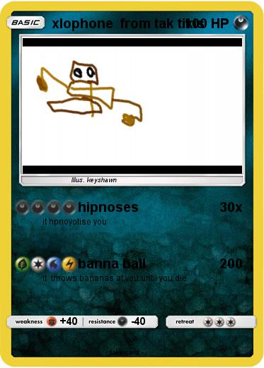 Pokemon xlophone  from tak tikis