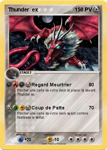 Pokemon Thunder  ex
