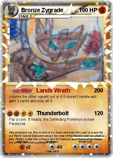 Pokemon Bronze Zygrade