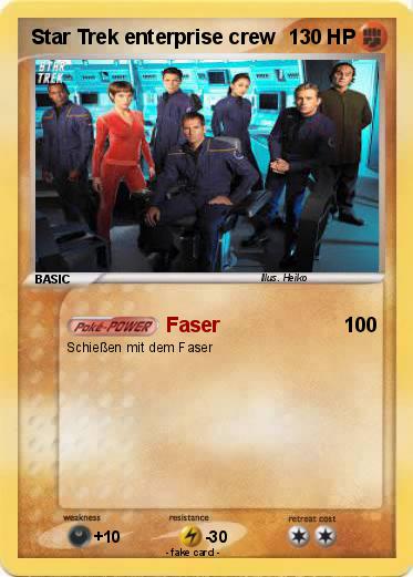 Pokemon Star Trek enterprise crew