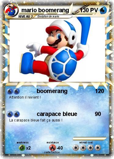 Pokemon mario boomerang