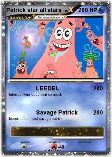 Pokemon Patrick star all stars