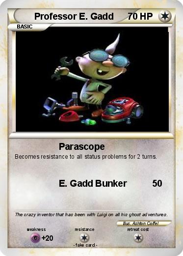 Pokemon Professor E. Gadd