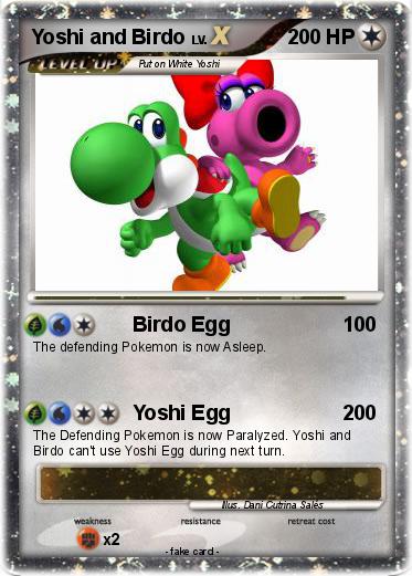 Pokemon Yoshi and Birdo