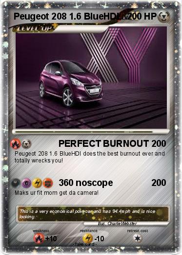 Pokemon Peugeot 208 1.6 BlueHDI