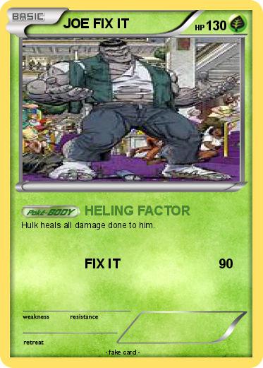 Pokemon JOE FIX IT