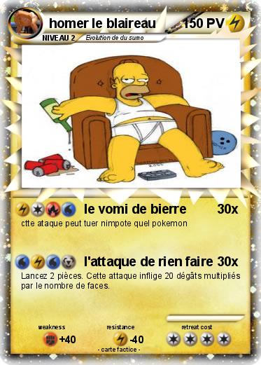 Pokemon homer le blaireau