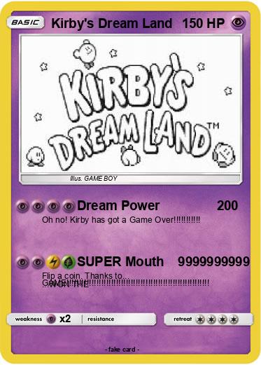 Pokemon Kirby's Dream Land