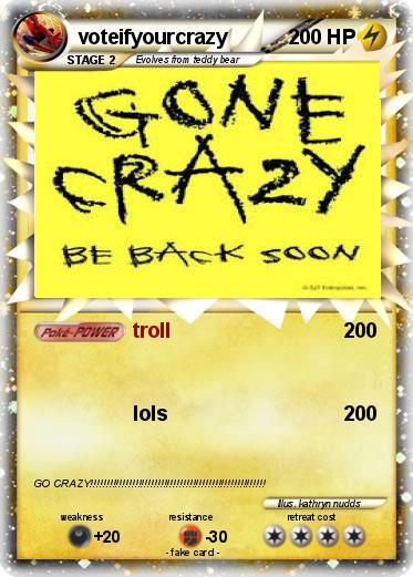 Pokemon voteifyourcrazy