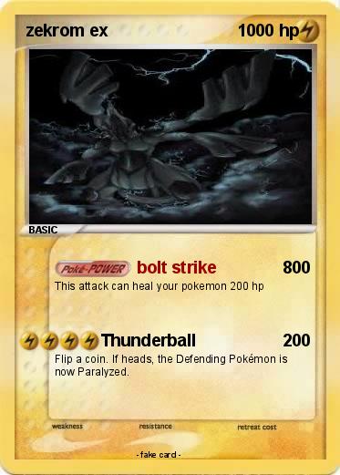 Pokemon zekrom ex