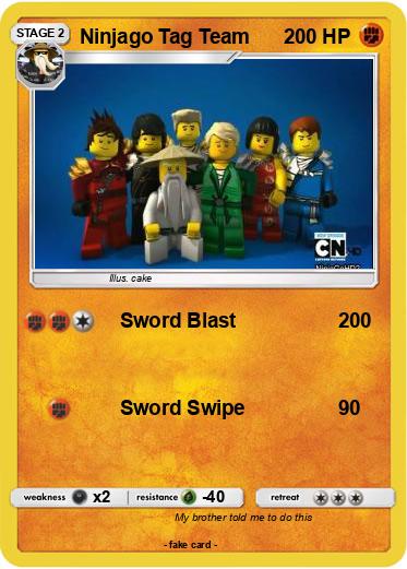 Pokemon Ninjago Tag Team