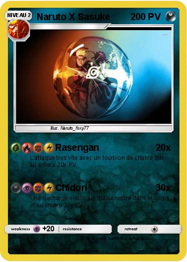 Pokemon Naruto X Sasuke