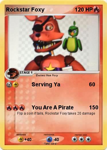 Pokemon Rockstar Foxy