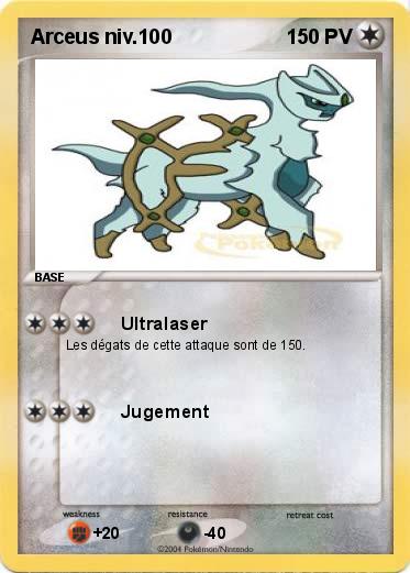 Pokemon Arceus niv.100