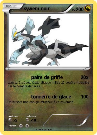 Pokemon kywem noir